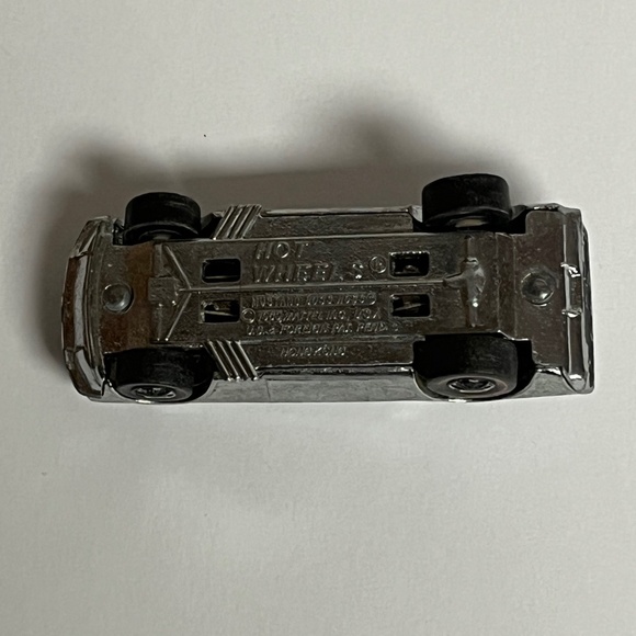 Vintage 1969 Mattel Hot Wheels Redline Mustang Boss Hoss Silver Car Hong Kong - Picture 10 of 10